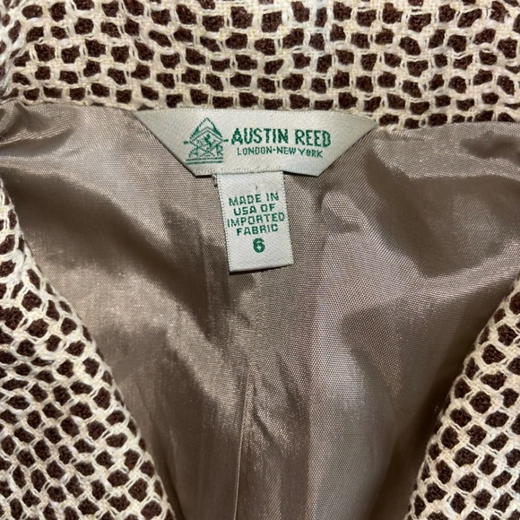 Austin Reed size 6 cotton/linen 3/4 sleeve jacket blazer - Picture 3 of 11